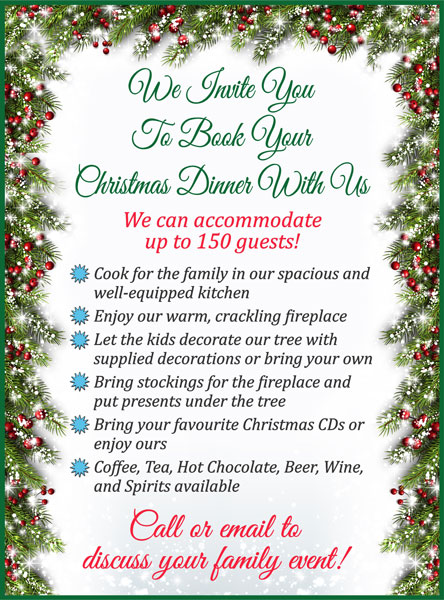 Christmas booking